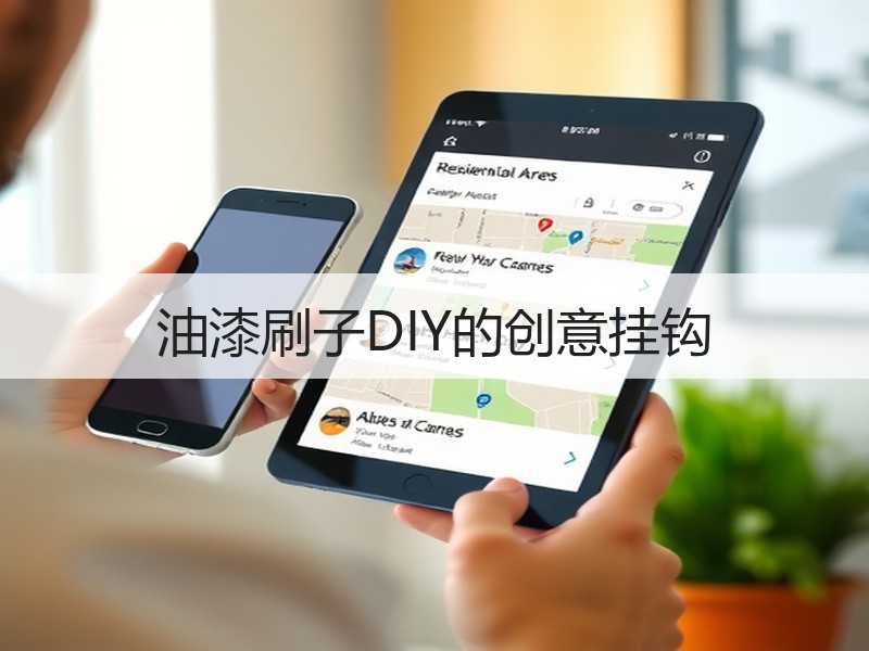 油漆刷子DIY的创意挂钩