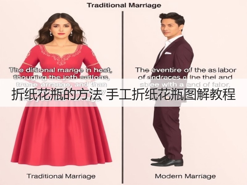 折纸花瓶的方法 手工折纸花瓶图解教程