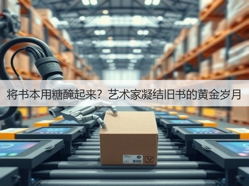 将书本用糖醃起来？艺术家凝结旧书的黄金岁月