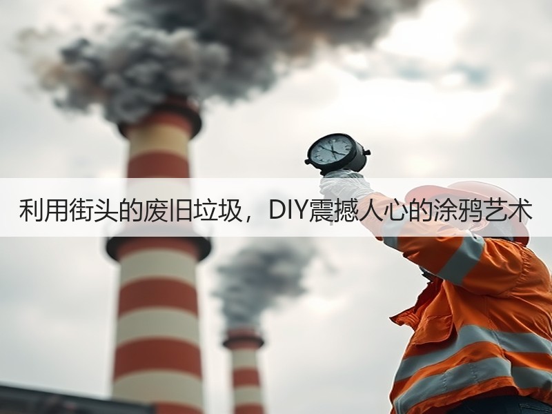 利用街头的废旧垃圾，DIY震撼人心的涂鸦艺术
