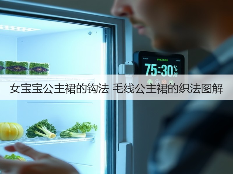 女宝宝公主裙的钩法 毛线公主裙的织法图解