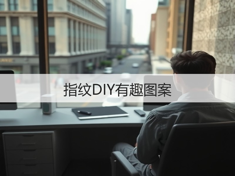指纹DIY有趣图案