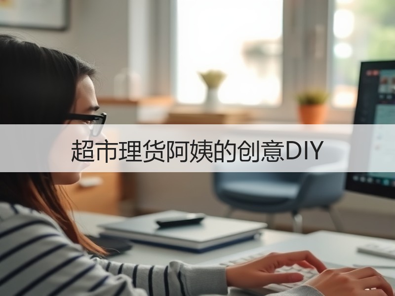 超市理货阿姨的创意DIY