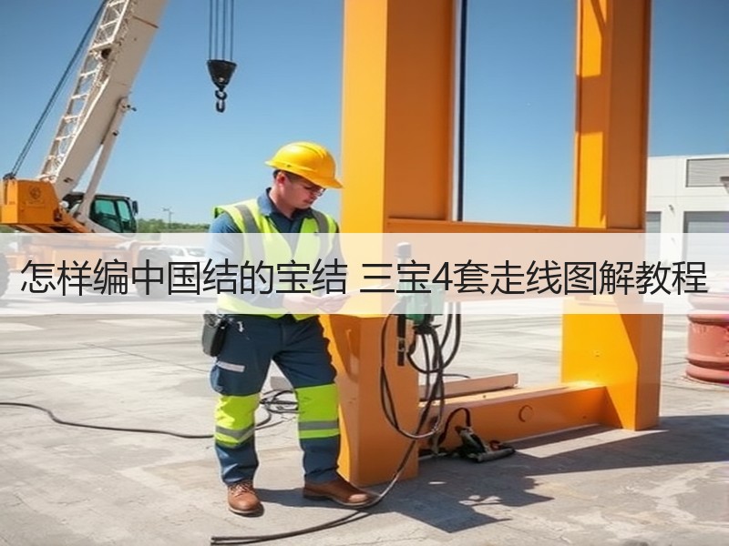 怎样编中国结的宝结 三宝4套走线图解教程