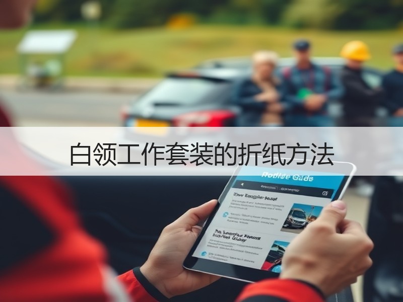 白领工作套装的折纸方法