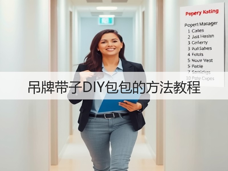 吊牌带子DIY包包的方法教程