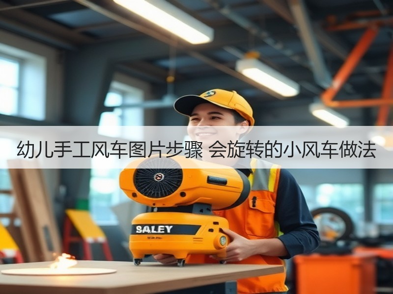 幼儿手工风车图片步骤 会旋转的小风车做法