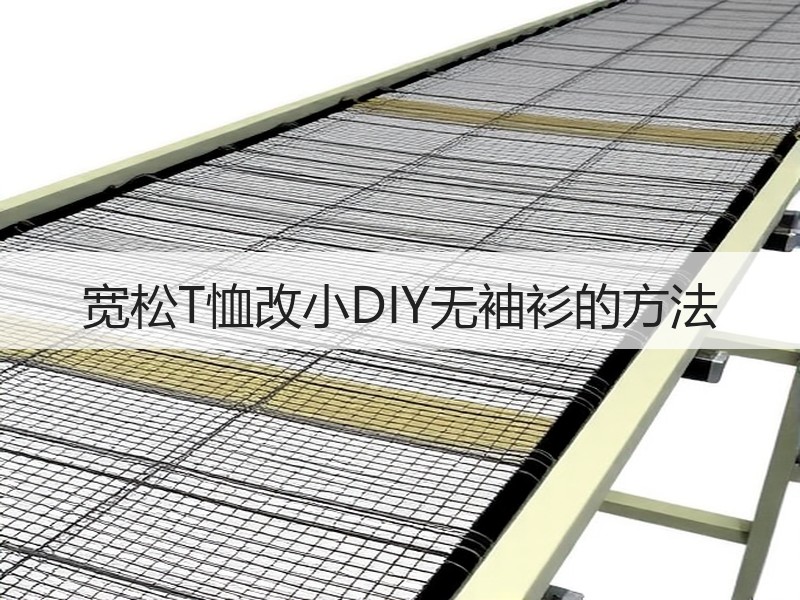 宽松T恤改小DIY无袖衫的方法