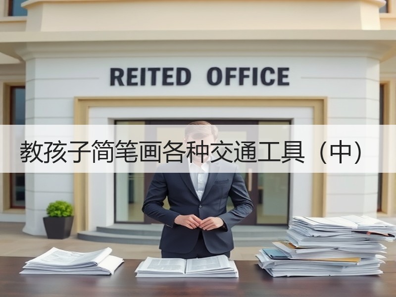 教孩子简笔画各种交通工具（中）