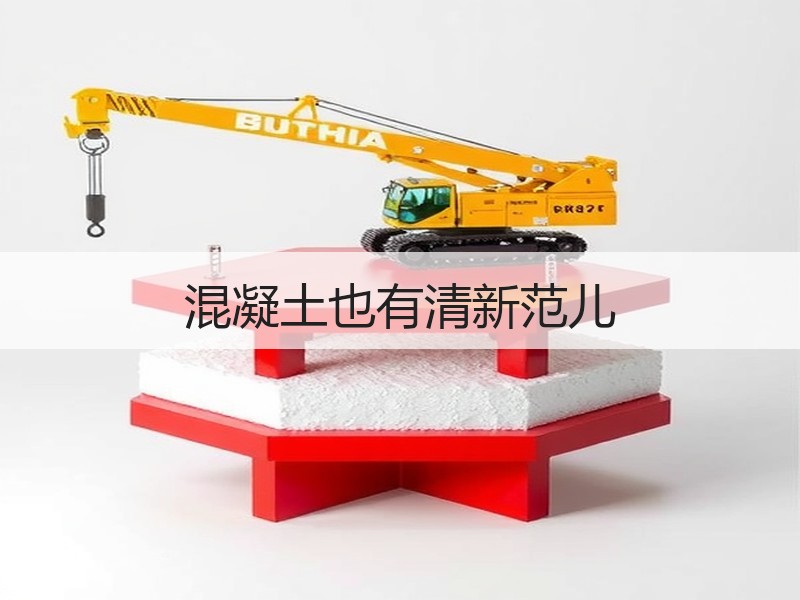 混凝土也有清新范儿