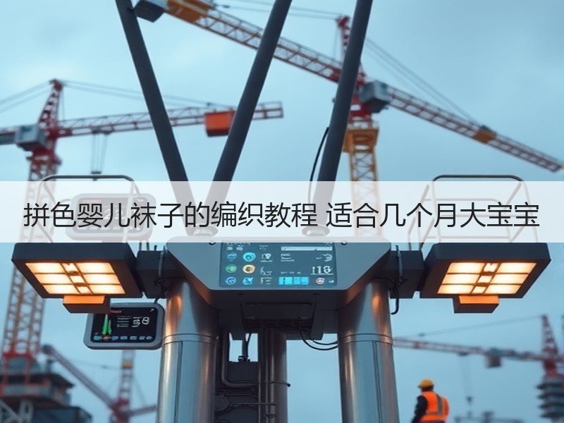 拼色婴儿袜子的编织教程 适合几个月大宝宝