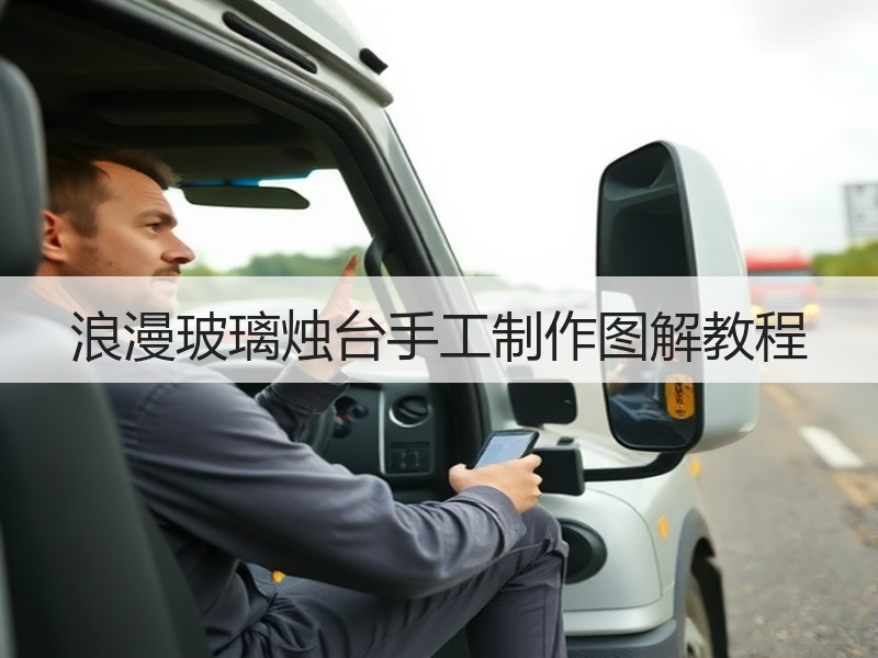 浪漫玻璃烛台手工制作图解教程