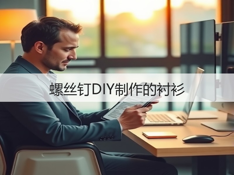 螺丝钉DIY制作的衬衫