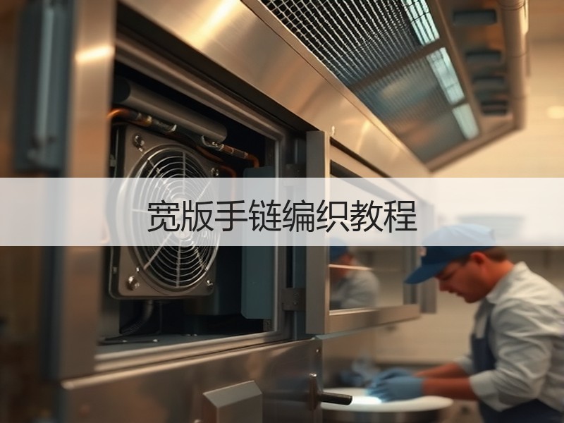 宽版手链编织教程