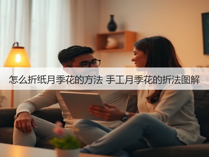 怎么折纸月季花的方法 手工月季花的折法图解