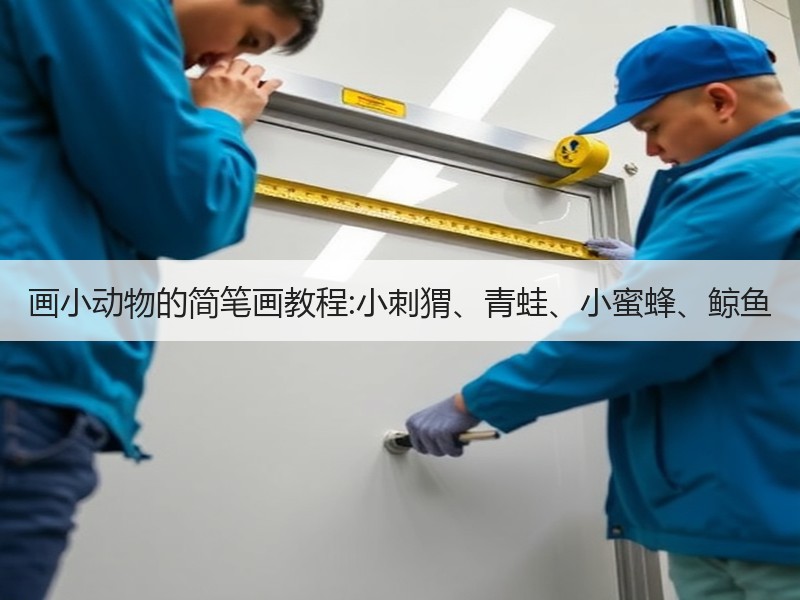 画小动物的简笔画教程:小刺猬、青蛙、小蜜蜂、鲸鱼