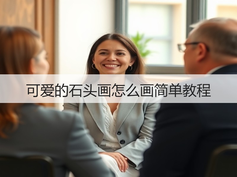 可爱的石头画怎么画简单教程
