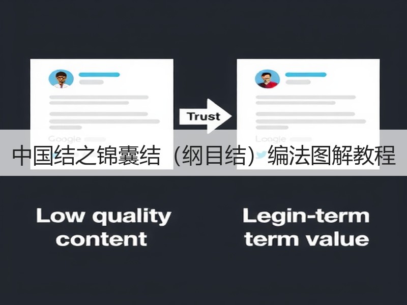 中国结之锦囊结（纲目结）编法图解教程