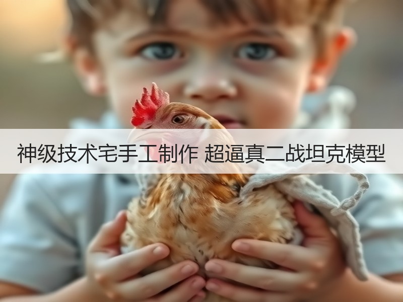 神级技术宅手工制作 超逼真二战坦克模型