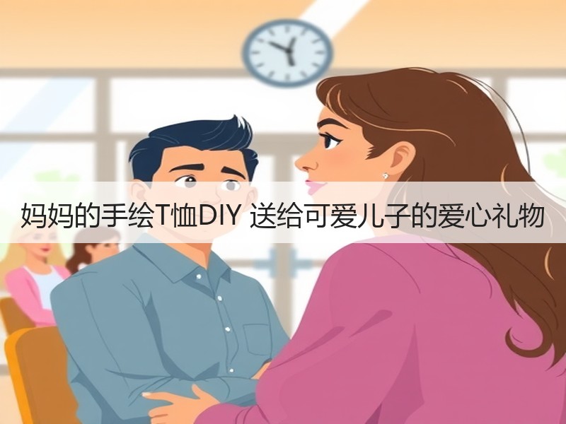 妈妈的手绘T恤DIY 送给可爱儿子的爱心礼物