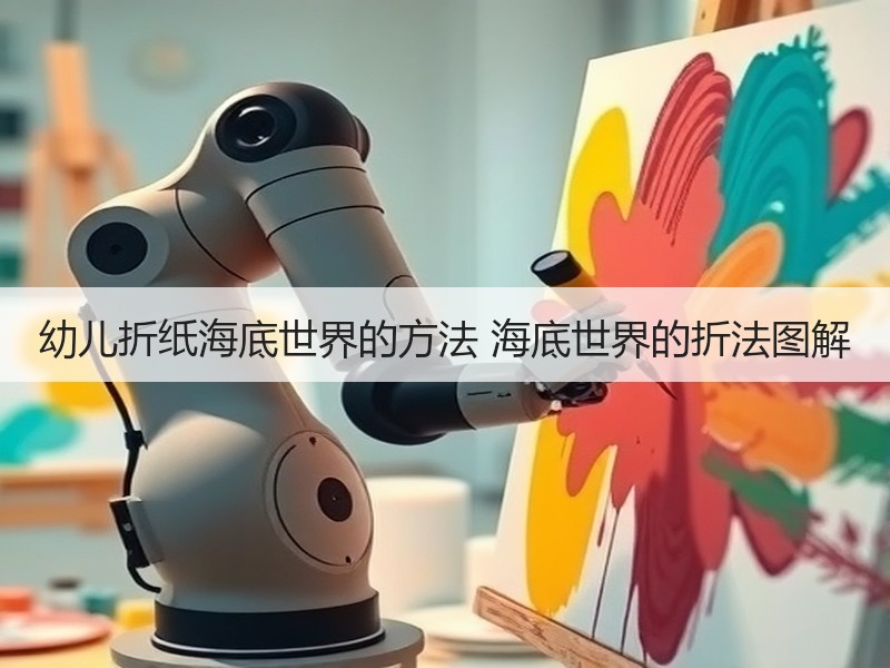 幼儿折纸海底世界的方法 海底世界的折法图解