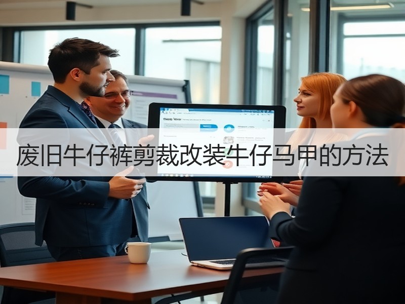 废旧牛仔裤剪裁改装牛仔马甲的方法