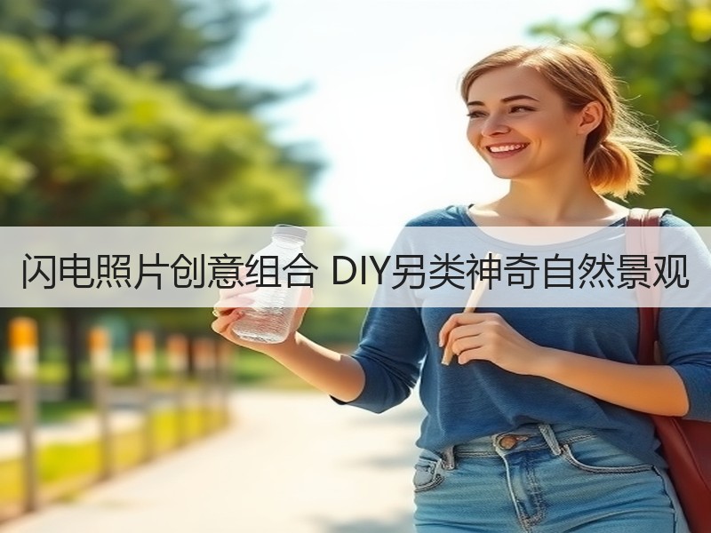 闪电照片创意组合 DIY另类神奇自然景观