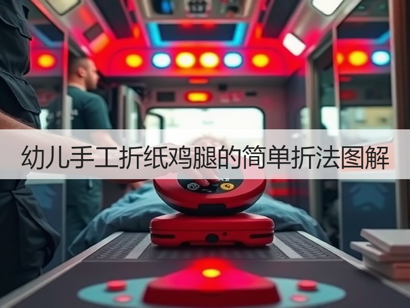 幼儿手工折纸鸡腿的简单折法图解