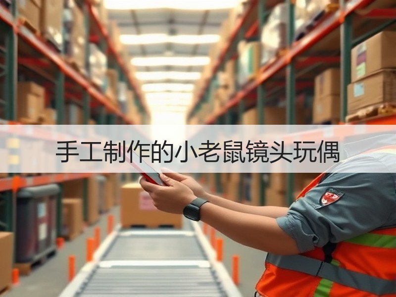 手工制作的小老鼠镜头玩偶