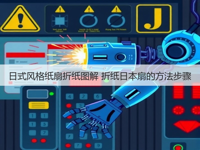 日式风格纸扇折纸图解 折纸日本扇的方法步骤