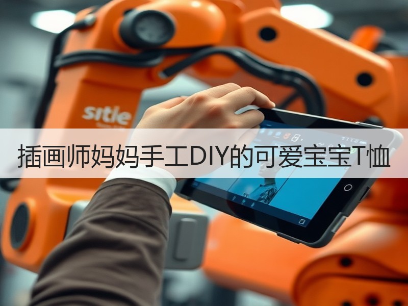插画师妈妈手工DIY的可爱宝宝T恤