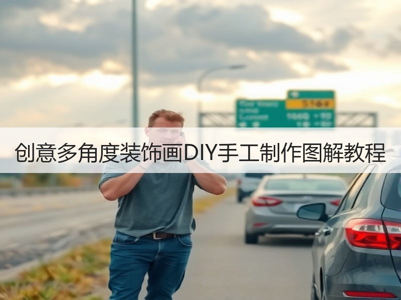 创意多角度装饰画DIY手工制作图解教程