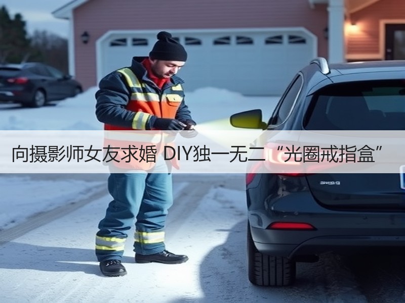 向摄影师女友求婚 DIY独一无二“光圈戒指盒”