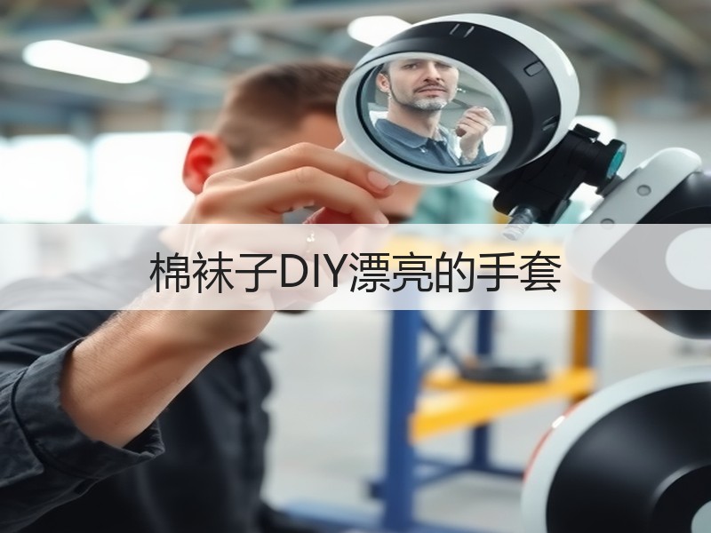 棉袜子DIY漂亮的手套