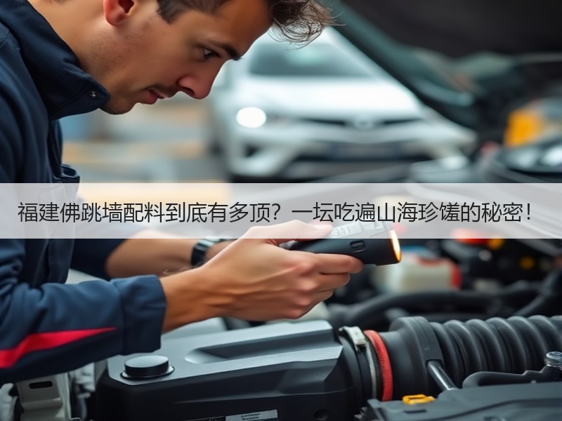福建佛跳墙配料到底有多顶？一坛吃遍山海珍馐的秘密！