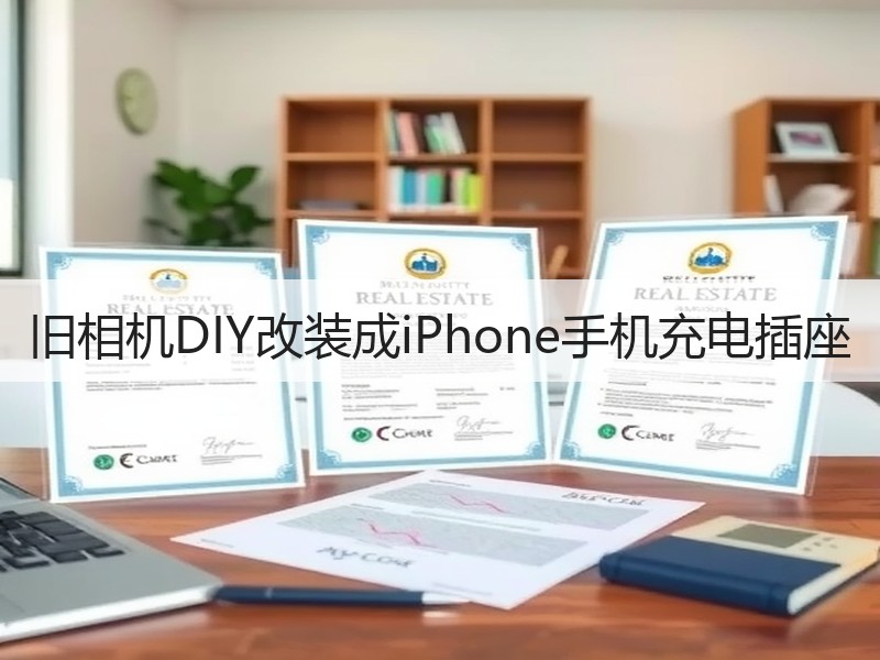 旧相机DIY改装成iPhone手机充电插座