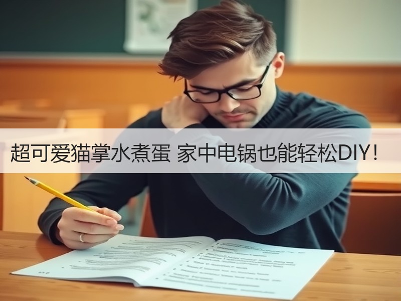 超可爱猫掌水煮蛋 家中电锅也能轻松DIY！