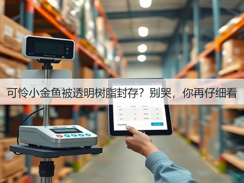 可怜小金鱼被透明树脂封存？别哭，你再仔细看