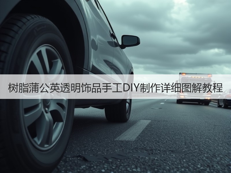 树脂蒲公英透明饰品手工DIY制作详细图解教程