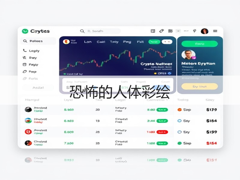 恐怖的人体彩绘