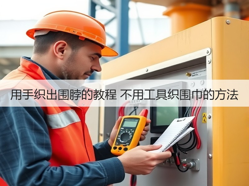 用手织出围脖的教程 不用工具织围巾的方法