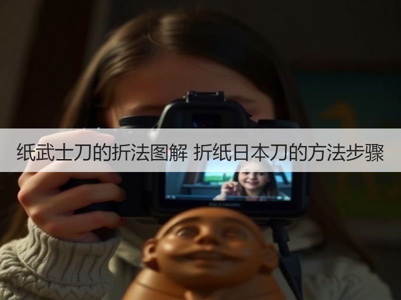 纸武士刀的折法图解 折纸日本刀的方法步骤