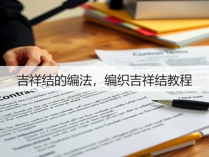 吉祥结的编法，编织吉祥结教程