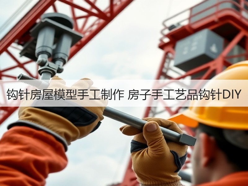 钩针房屋模型手工制作 房子手工艺品钩针DIY