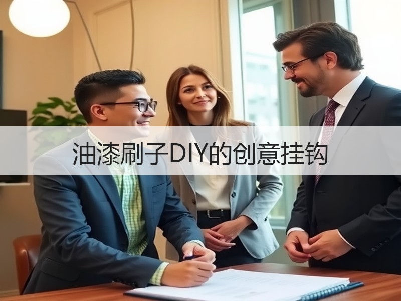 油漆刷子DIY的创意挂钩
