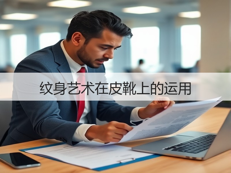 纹身艺术在皮靴上的运用