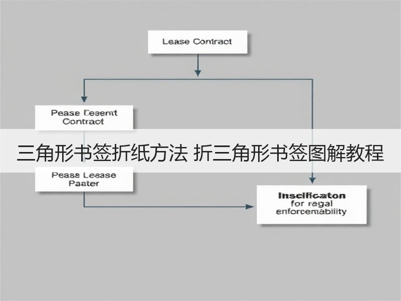 三角形书签折纸方法 折三角形书签图解教程