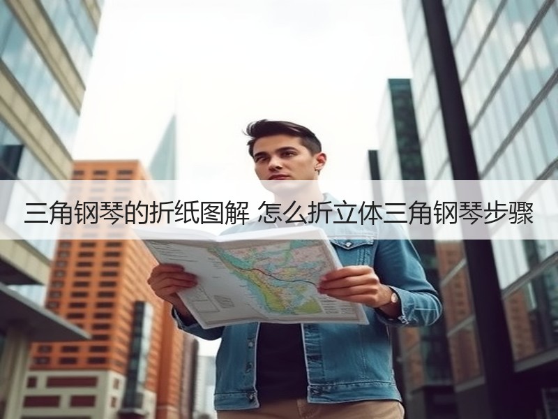 三角钢琴的折纸图解 怎么折立体三角钢琴步骤