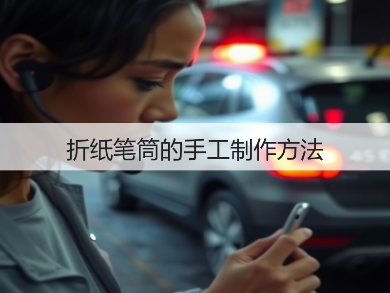 折纸笔筒的手工制作方法
