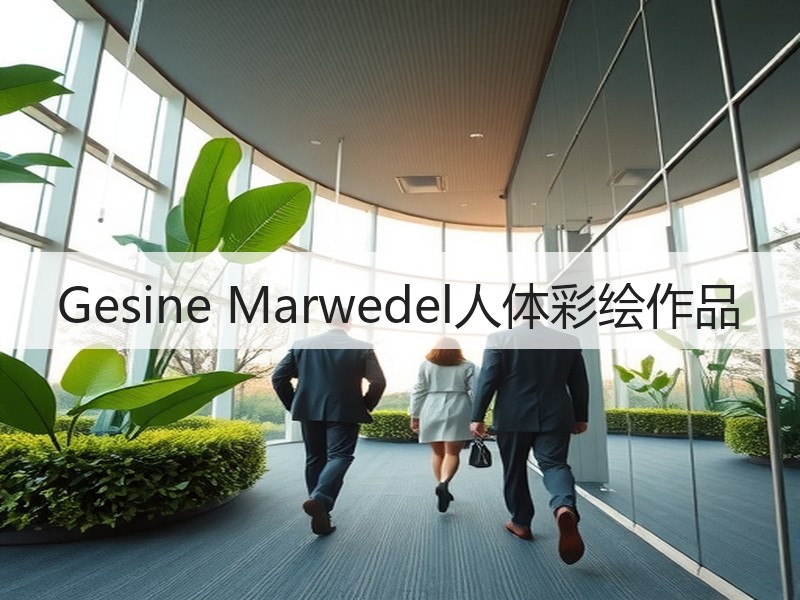 Gesine Marwedel人体彩绘作品
